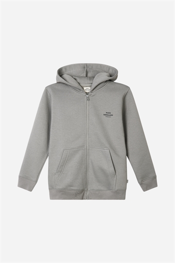 Mads Nørgaard Hudini Zip Sweatshirt - Moon Mist